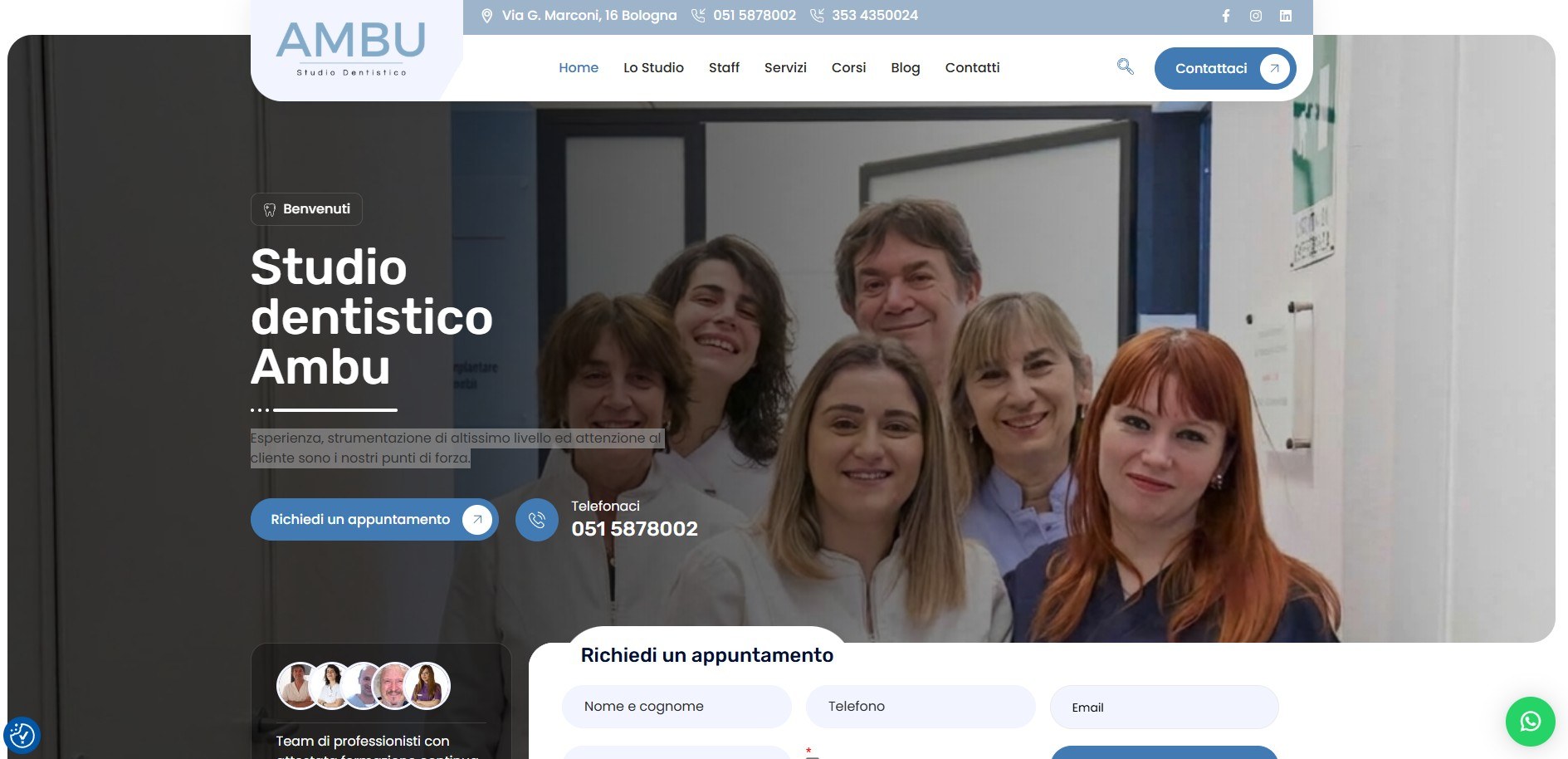 Foto dello studio